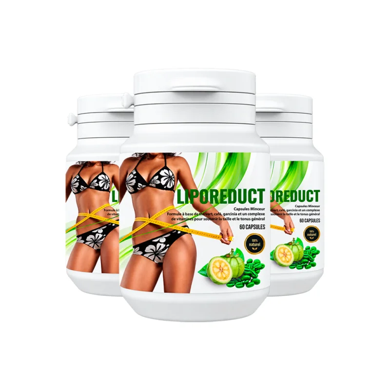 Liporeduct — pack of three bottles, 60 capsules each